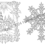 Merry Christmas Coloring Book