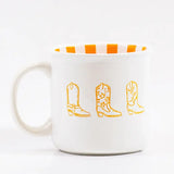 Cowgirl Checkerboard Coffee Mug