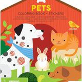Pets Coloring Book with Stickers
