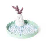 Bunnies and Bow Round Tray