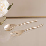 Gold Sierra Modern Maia Sm Salad Servers