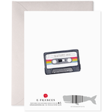 Boom Box Birthday Greeting Card