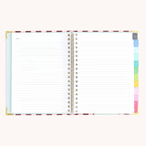 2026-2027 Berry Stripe Spiral Weekly Simplified Planner -