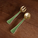 Leaf Green Encanto Soho Salad Servers