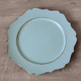 Cartouche Charger   Antique Sky   13"