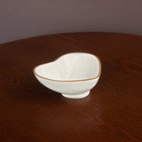Cream Encanto Deep Heart Mini Bowl