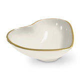 Cream Encanto Deep Heart Mini Bowl