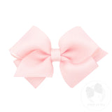 XS Organza and Grosgrain Overlay Hair Bow