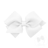 XS Organza and Grosgrain Overlay Hair Bow