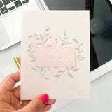 Cute Happy Birthday Card | Floral Birthday Greeting Card