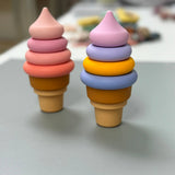Silicone Stacking Ice Cream Teether BPA Free