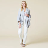 Grey Solid Marshmallow Shrug