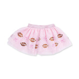 Football Helmets Pink - Tutu Skirt with Bike Shorts