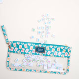 Mahjong Tile Keeper Pouch–It's Mahj Time Teal