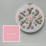 Fleur in Rosette Hand Embroidery Kit