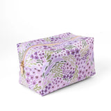 Lilac Floral Cosmetic Bag