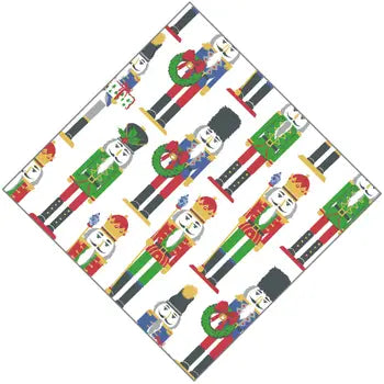 Nutcrackers Christmas Paper Cocktail Napkins
