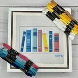 Seven Books Needlepoint Design