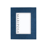 Indigo Blue Gaux Grasscloth Frame