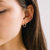 Cleo Hoop Earrings | Gold Hoop Earrings | Golden Hoops