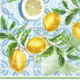 Citrus Lemon Lunch Napkins