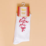 Sorority Embroidered Crew Socks