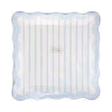 Blue Striped 10" Plate