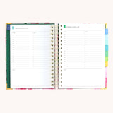 2026-2027 Blush Hydrangea Spiral Daily Simplified Planner -
