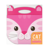 Carry Along Cat Sketchbook 9" x 7" - 60 Sheets