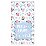 Please Leave Rose Guest Towels
