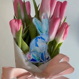BLUE BUNNY PLANT STICK