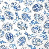 Blue And White Eggs Rosanne Beck Paper Cocktail Napkins 20ct