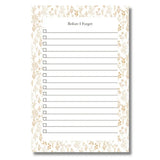 To Do List | Notepad | Floral | Stationery