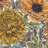 Autumn Acanthus Cocktail Napkin - Pack of 20