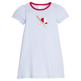 Baseball Applique T-Shirt Dress
