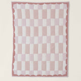 Cozychic Scalloped Checked Stroller Blanket