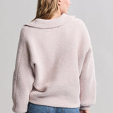 CC Dolman Sleeve Collare Pullover Stone