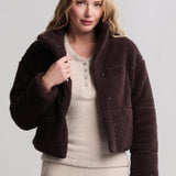 Brushed CC Puffer Jacket Umber