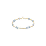 Hope Unwritten Gemstone 4mm Bracelet Aquamarine