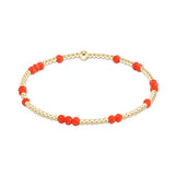 Gameday Flirty Hope Unwritten Bracelet Bright Orange