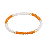 Gameday Flirty Presence Bracelet Orange White
