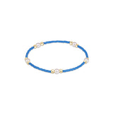 Gameday Hope Purpose Pearl Bracelet Cobalt