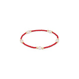 Gameday Hope Purpose Pearl Bracelet Crimson