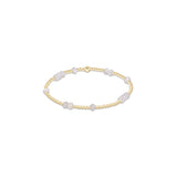 Hope Unwritten Gemstone 4mm Bracelet Mother Of Pearl