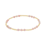 Joy Gem 3mm Bracelet Pink Opal