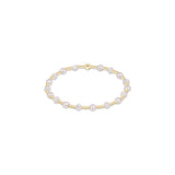 Sincerity Gemstone & Pearl 4mm Bracelet Mother Of Pearl