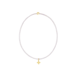Hope Classic Silky White Bracelet Signature Cross