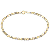 Hope Sincerity Pattern 2mm Bracelet Milkshake