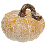 Yellow Reactive Glaze Pumpkin Sm