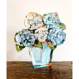 Lauren Dunn Blue Hydrangea Acrylic Bloom Block